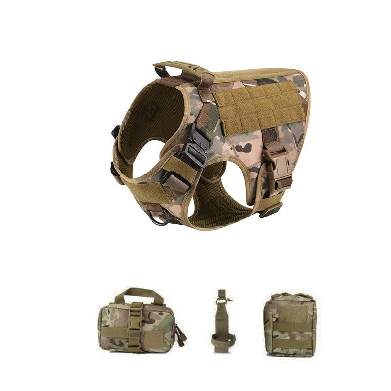 Military Large Dog Harness-23