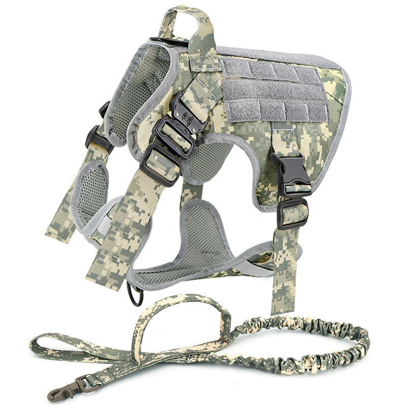Military Large Dog Harness-16