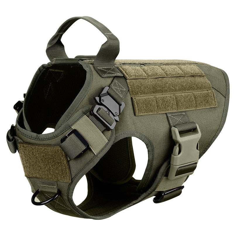 Military Large Dog Harness-13
