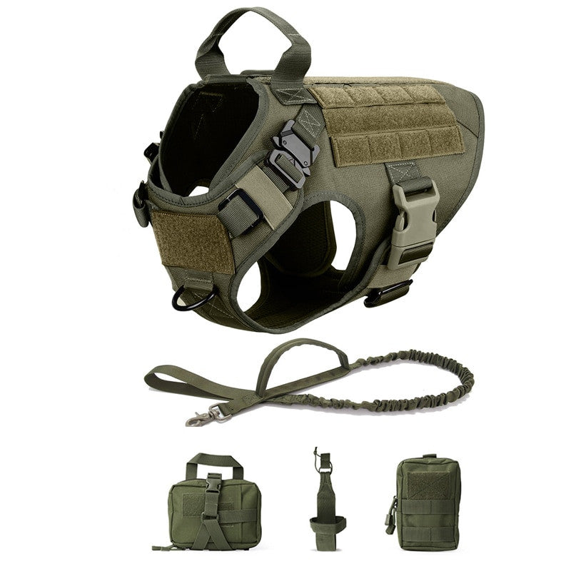 Military Large Dog Harness-18