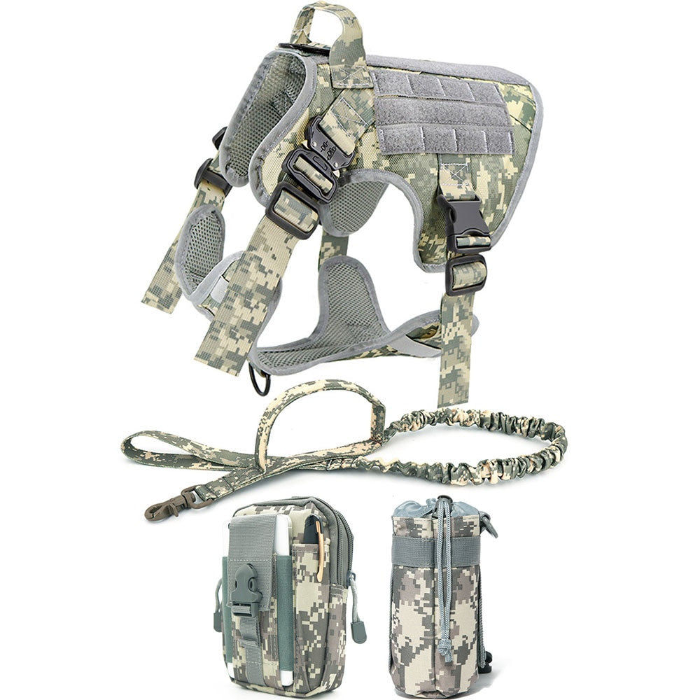 Military Large Dog Harness-28
