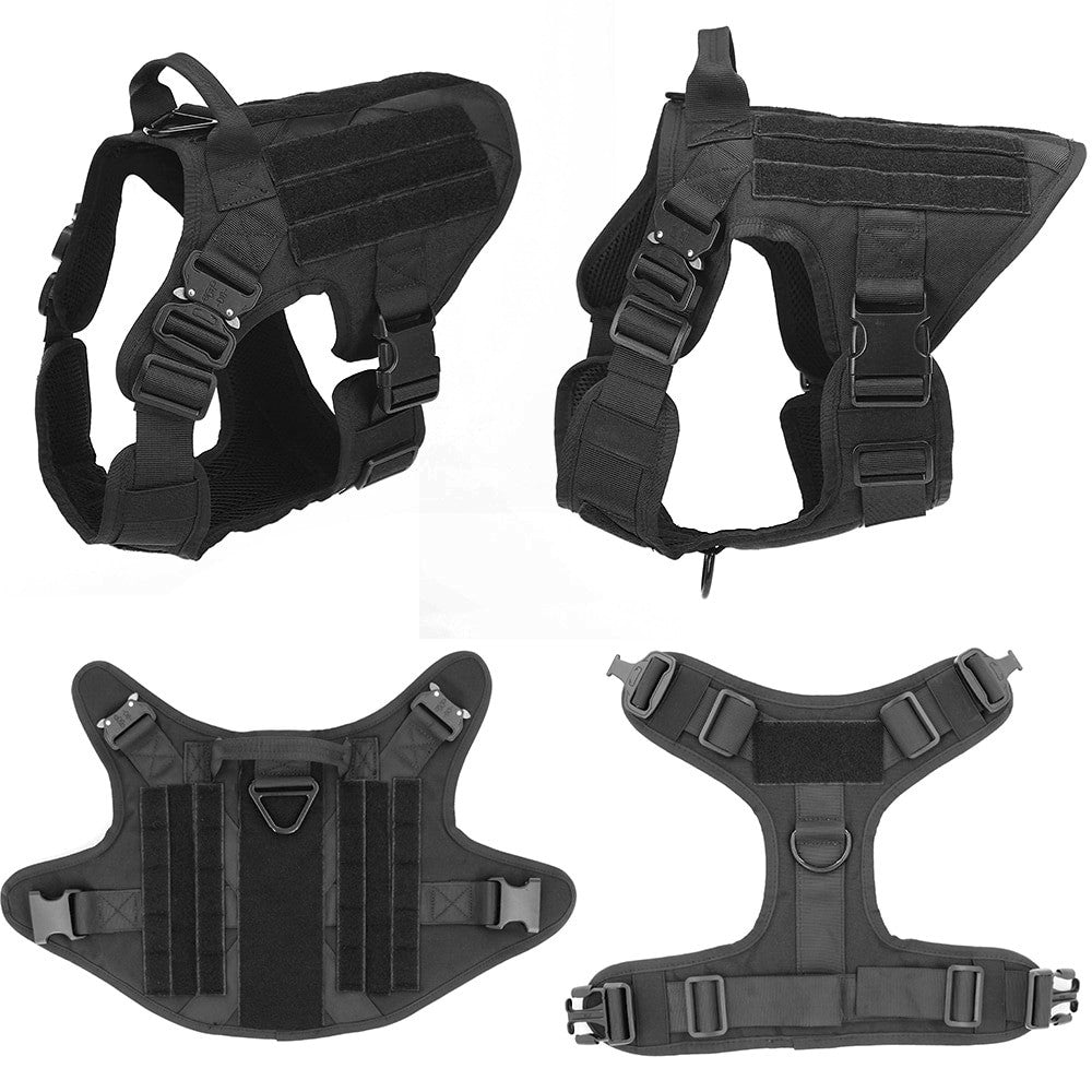 Military Large Dog Harness-4