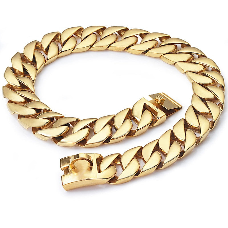 Cuban Chain Dogs Collar-5