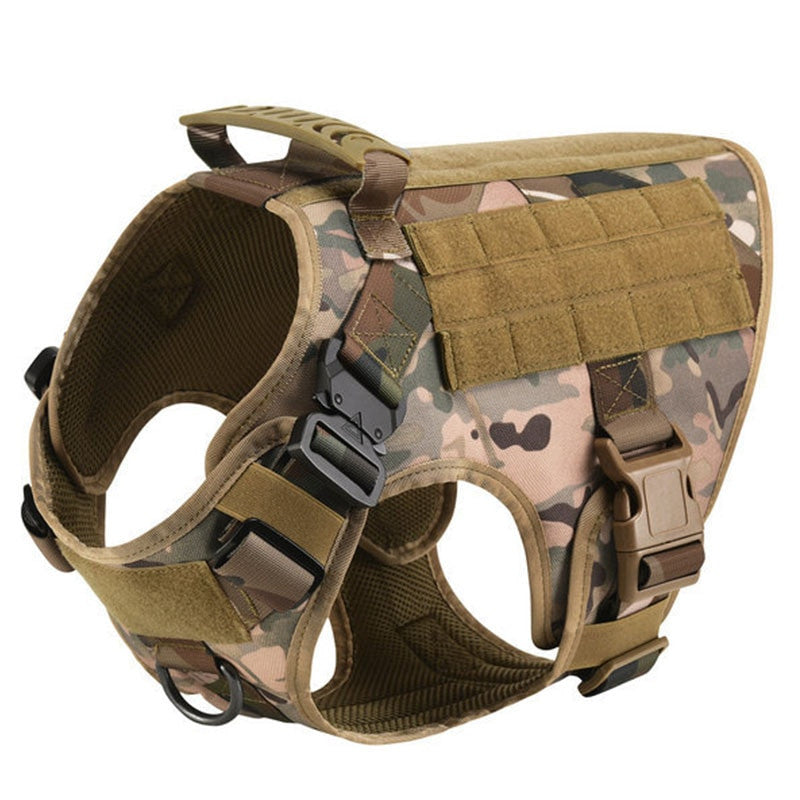 Military Large Dog Harness-14