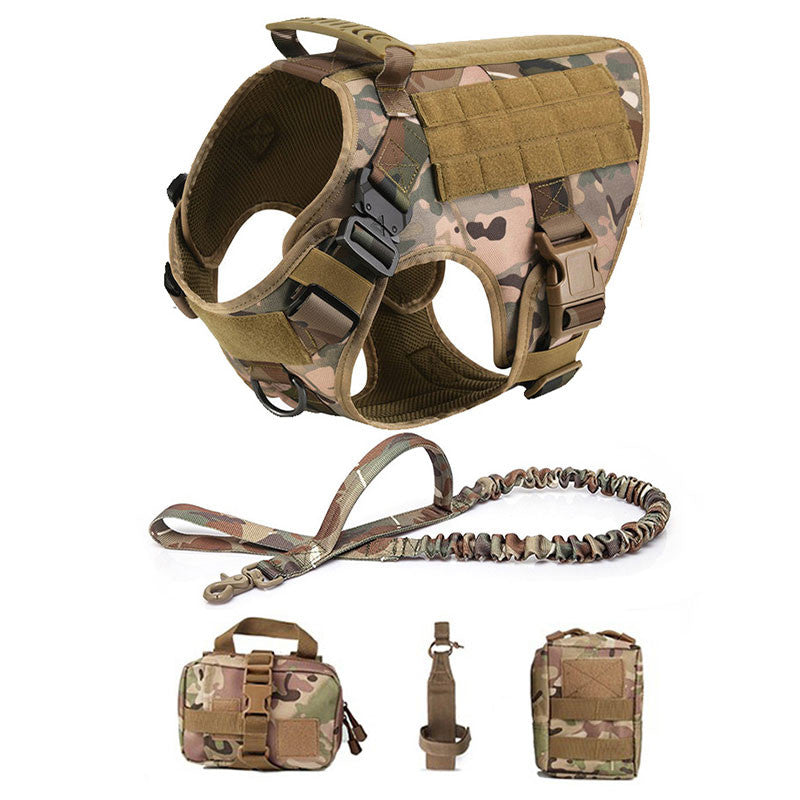 Military Large Dog Harness-10