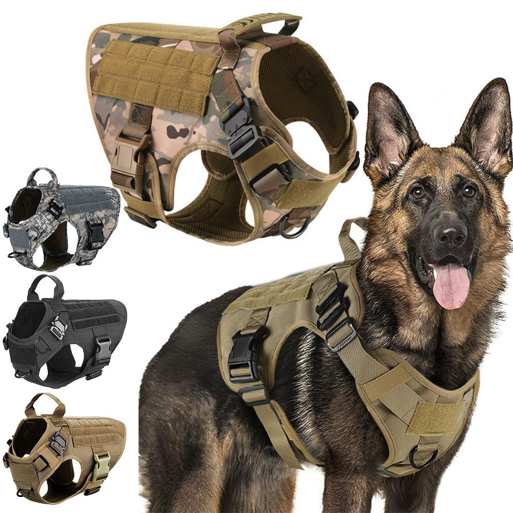 Military Large Dog Harness-0